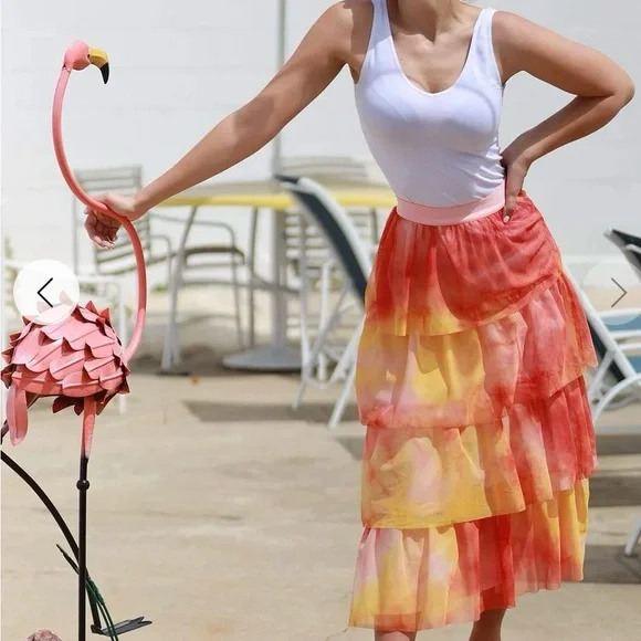 Eve Franco Esperanza tiered tulle skirt - Picture 1 of 5